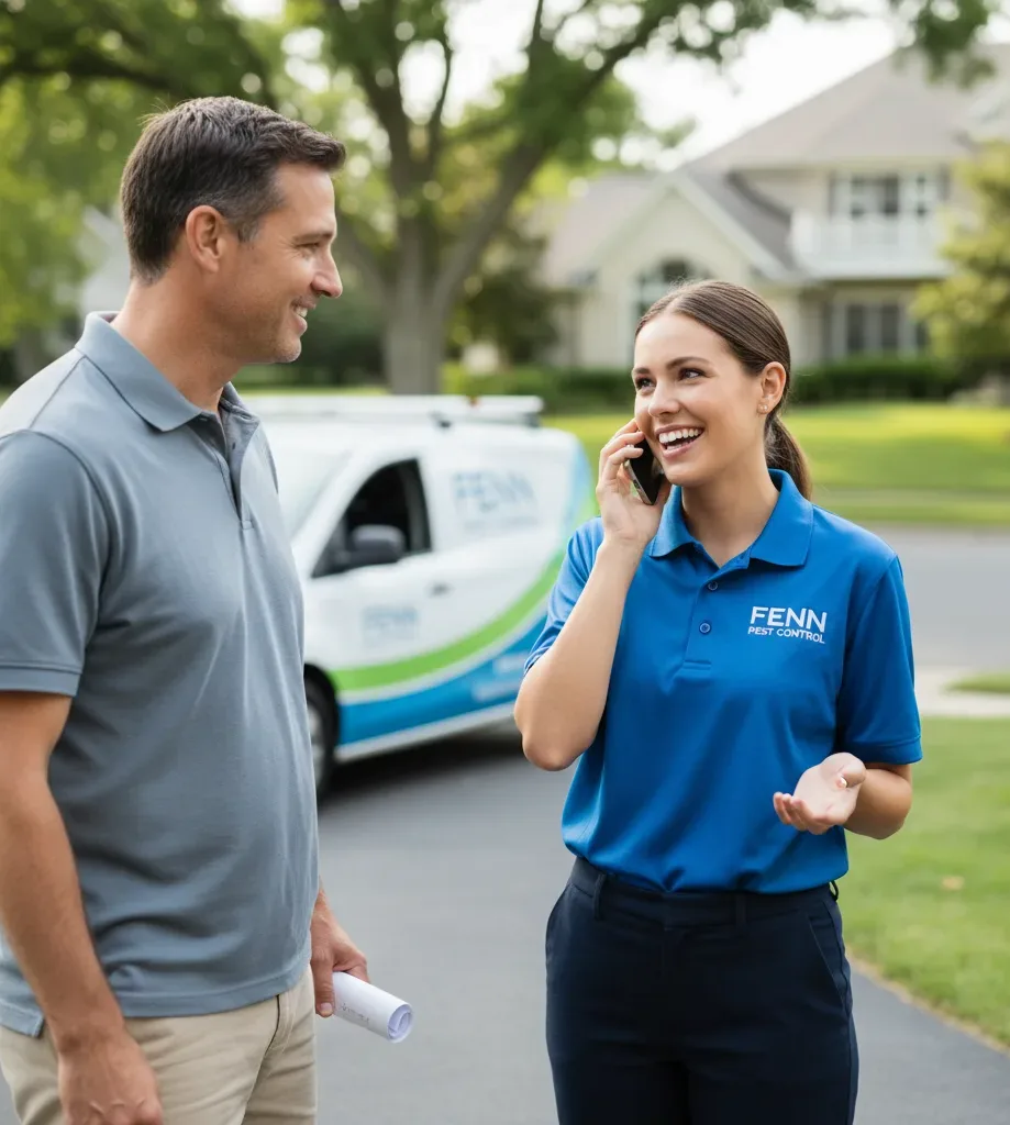 Fenn Pest Control customer support in Pine River